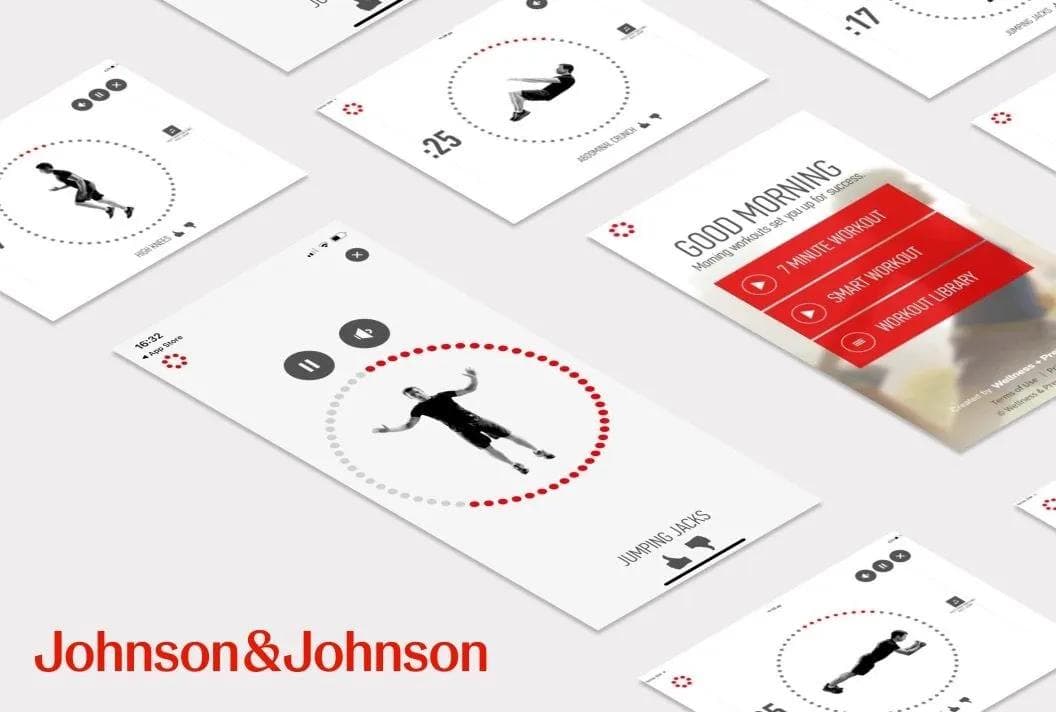 J&J 7 Minute Workout project showcase